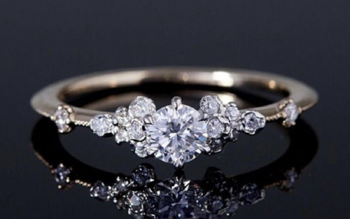 Dainty Cluster Ring | Quote