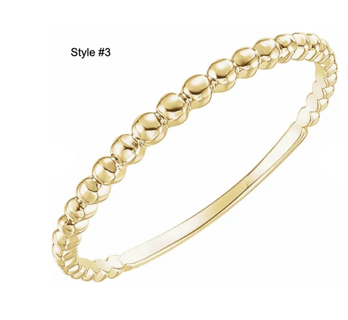 Brianna | B182 | Stackable Rings