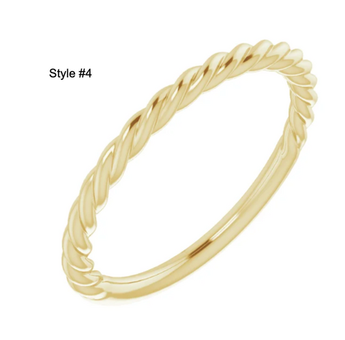 Brianna | B182 | Stackable Rings