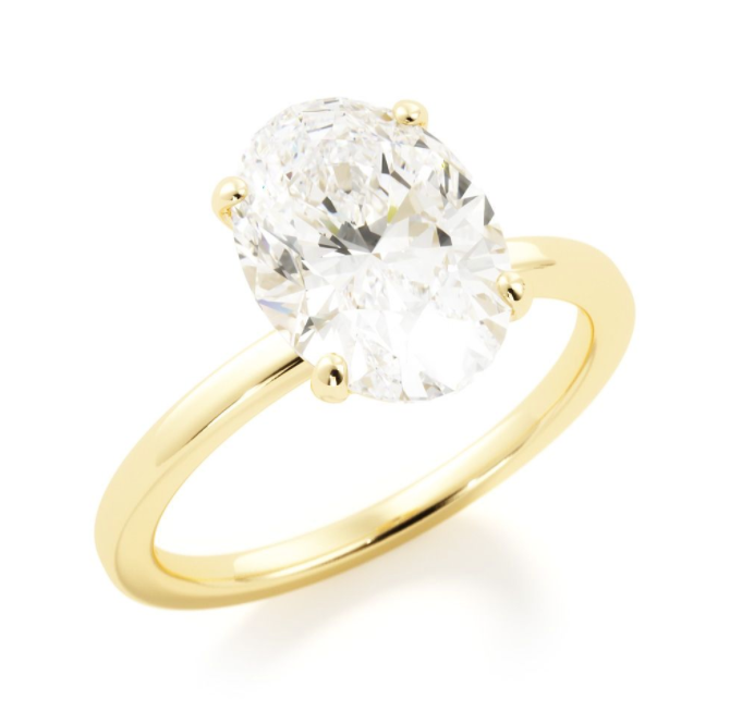 Jessie | Custom Oval Engagement Ring