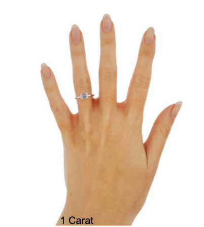 Abigail | East-West Emerald Solitaire
