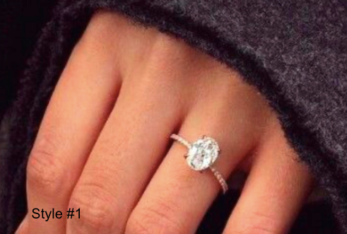 Custom Oval Engagement Ring Options