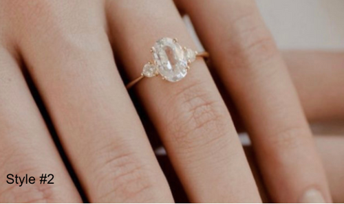 Custom Oval Engagement Ring Options