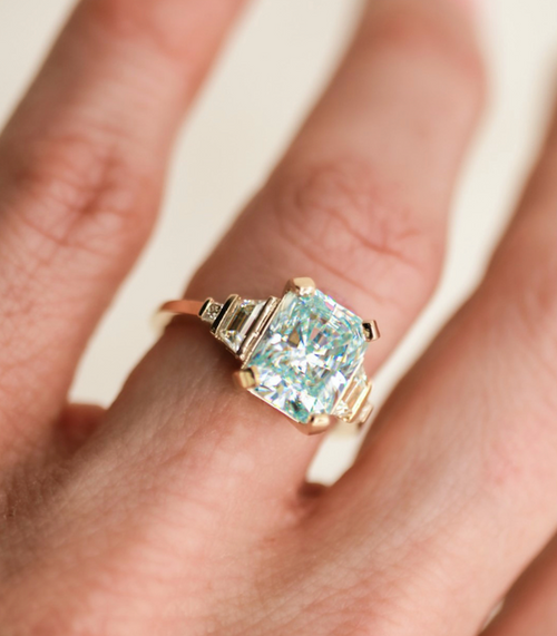 Moana | Custom Radiant Engagement Ring