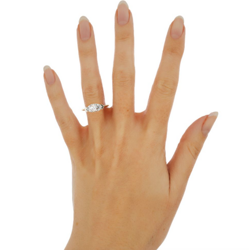 Megan | Custom Marquise Engagement Ring