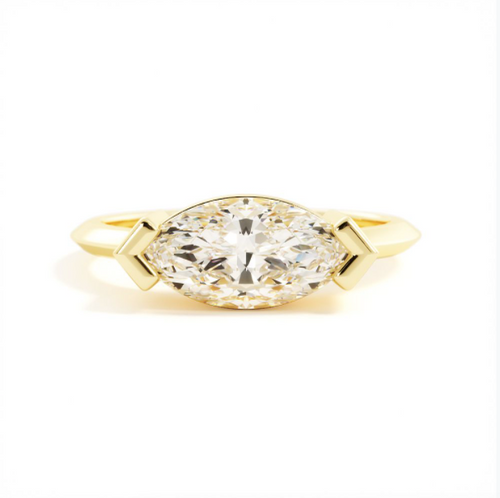Megan | Custom Marquise Engagement Ring