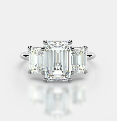 Emerald Three Stone | Quote