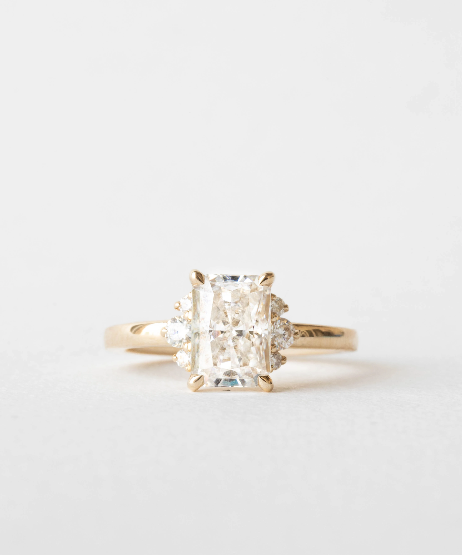 Custom Marigold Engagement Ring