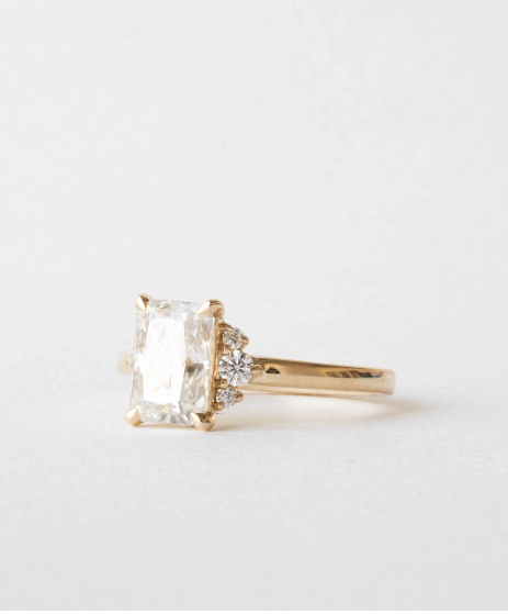 Custom Marigold Wedding Band