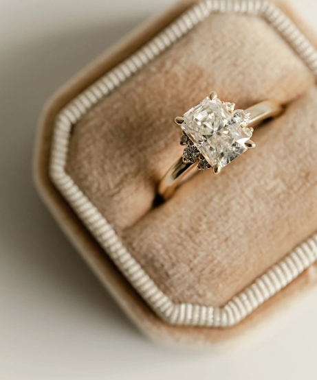 Custom Marigold Engagement Ring