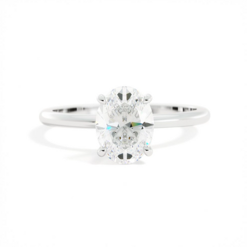 Cameron | Custom Oval Solitaire
