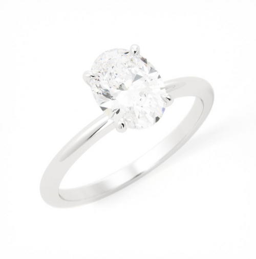 Cameron | Custom Oval Solitaire