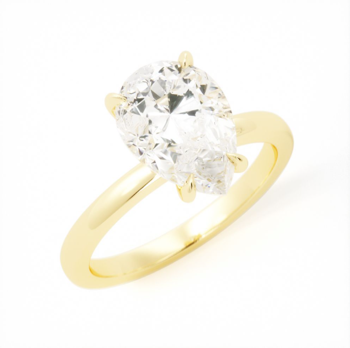 William | Custom Pear Solitaire