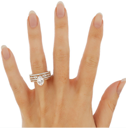 Cia | Custom Engagement Ring Set