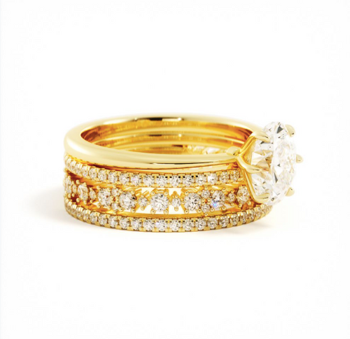 Cia | Custom Engagement Ring Set