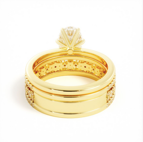Cia | Custom Engagement Ring Set