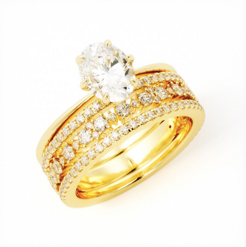 Cia | Custom Engagement Ring Set