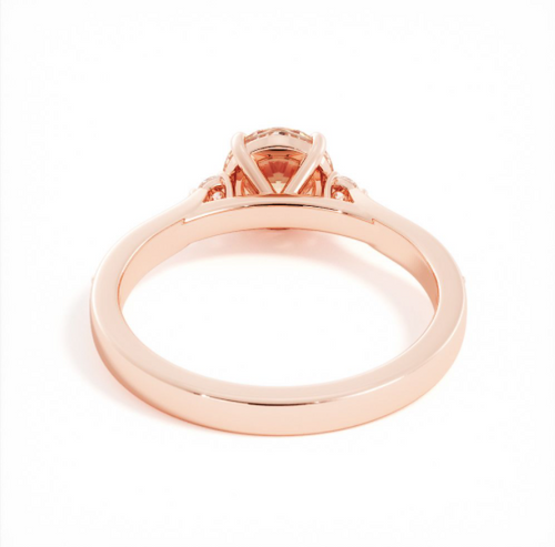 Lorianne | Custom Pink Stone Engagement Ring