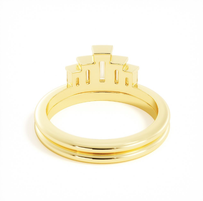 Sid | Custom Baguette Engagement Ring