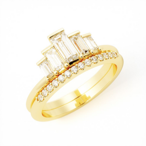 Sid | Custom Baguette Engagement Ring