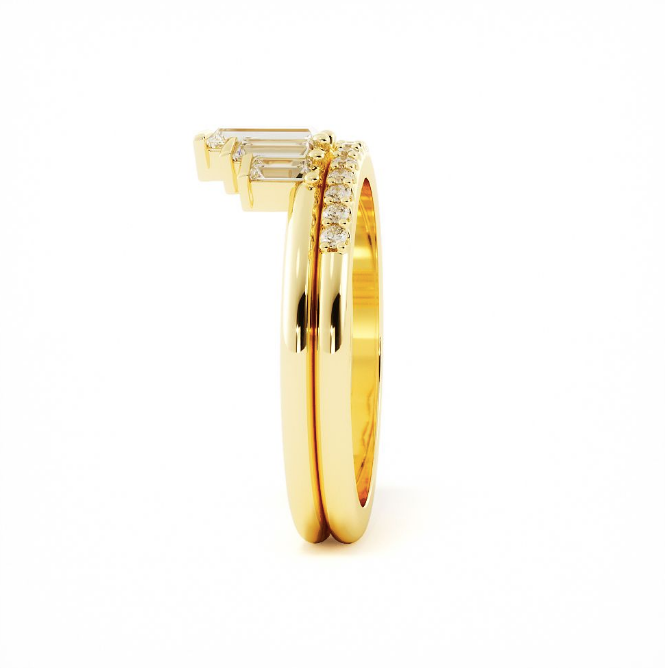 Sid | Custom Baguette Engagement Ring