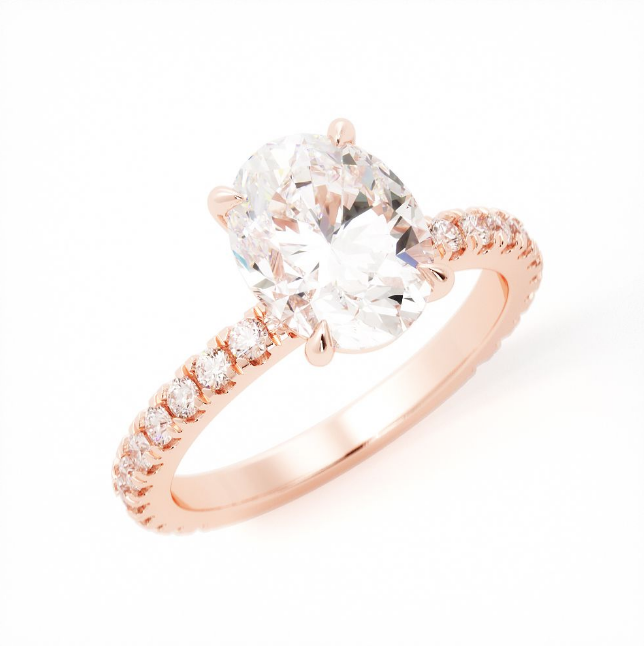 Emily | Custom Oval Engagement Ring