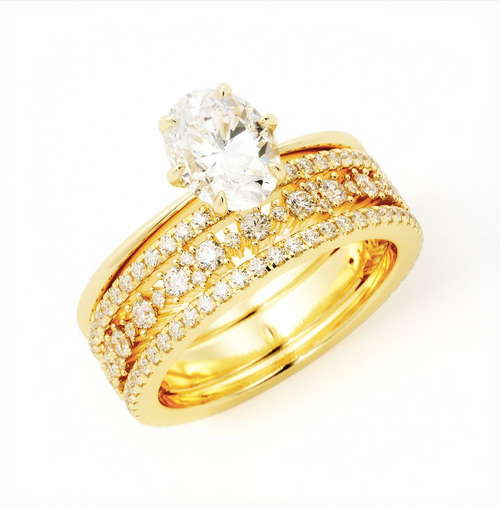 Custom Stackable Wedding Band