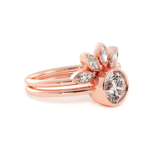Leeya | Custom Engagement Ring Set