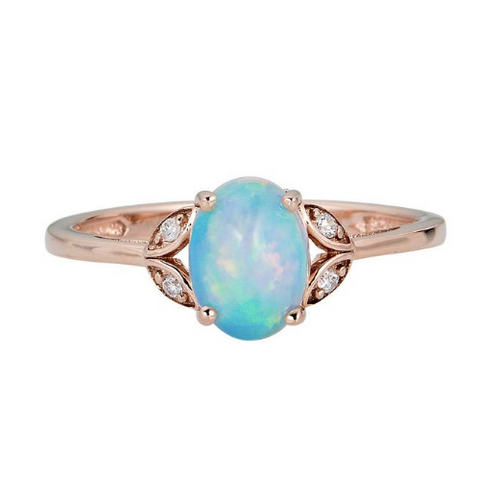 Anne | Custom Opal Engagement Ring