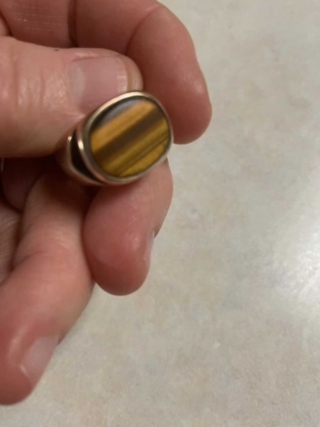 Mark | Custom Tiger Eye Men's Band