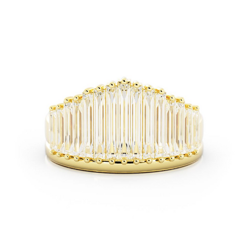 Mark and Becca | Custom Baguette Engagement Ring
