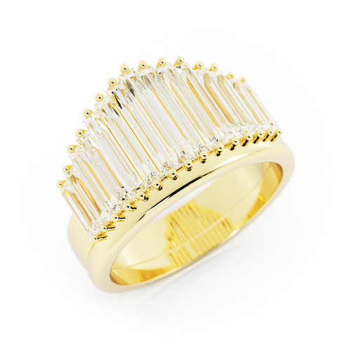 Mark and Becca | Custom Baguette Engagement Ring