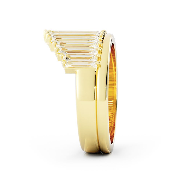 Mark and Becca | Custom Baguette Engagement Ring