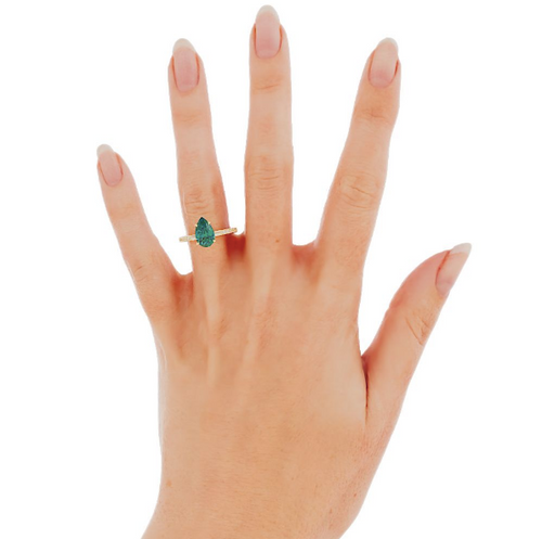 Hayley | Pear Engagement Ring