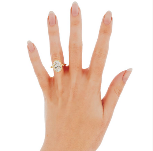 Brynlee | Custom Fleur with Scalloped Bezel