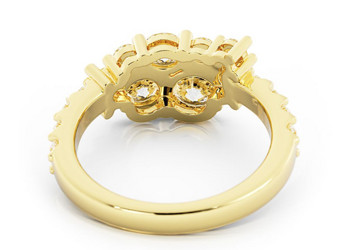 Cyndi | Custom Cluster Engagement Ring