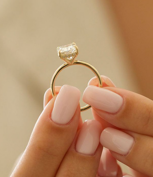 Cushion Solitaire | Hidden Halo