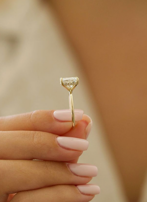 Cushion Solitaire | Hidden Halo