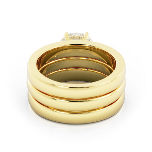 Ashley | Custom Wedding Band Set