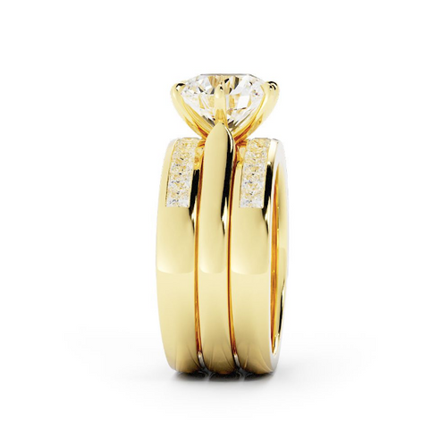 Ashley | Custom Wedding Band Set