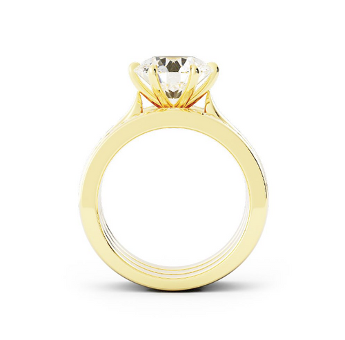 Ashley | Custom Wedding Band Set