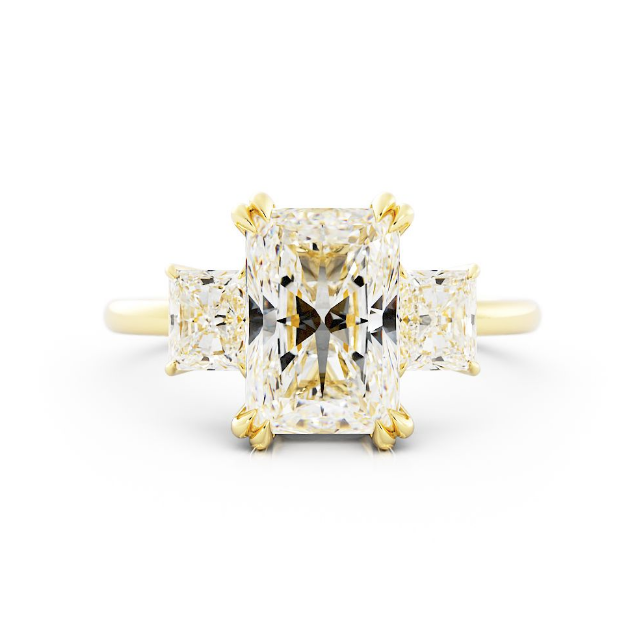 Cate | Custom Radiant Three-Stone