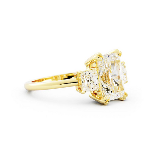 Cate | Custom Radiant Three-Stone