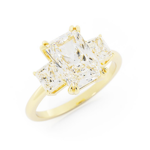 Cate | Custom Radiant Three-Stone