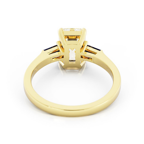 Austin | Custom Emerald & Pearl Engagement Ring