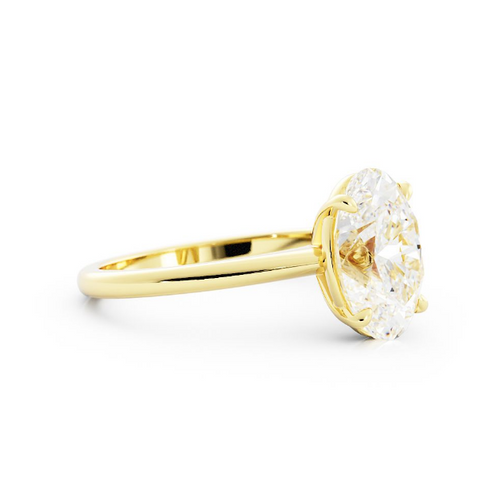 Cole | Custom Oval Solitaire
