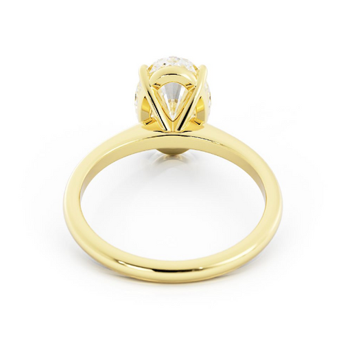 Cole | Custom Oval Solitaire