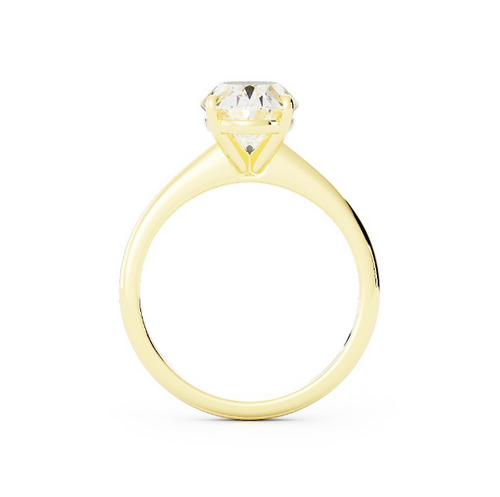 Cole | Custom Oval Solitaire