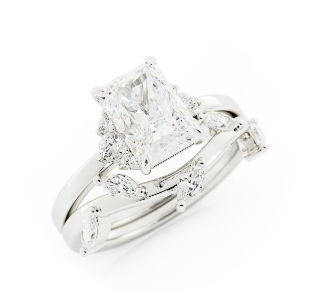 Grayson | Marigold with Custom Lotus Ring