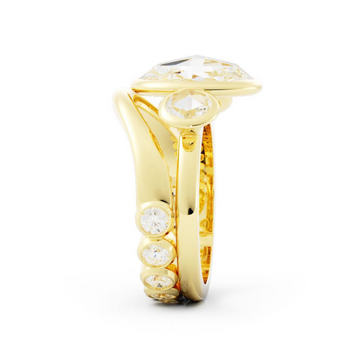 Dana | Custom Isle Engagement Ring and Wedding Band